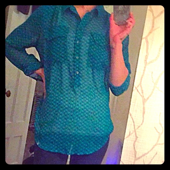 Liz Claiborne Silk Blouse - Picture 2 of 5